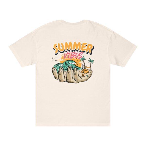 summer vibes unisex classic tee, beach t shirt, vacation outfit, lightweight summer wear, fun graphic tee, gift for beach lovers