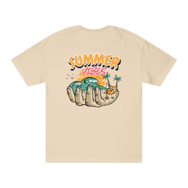 summer vibes unisex classic tee, beach t shirt, vacation outfit, lightweight summer wear, fun graphic tee, gift for beach lovers